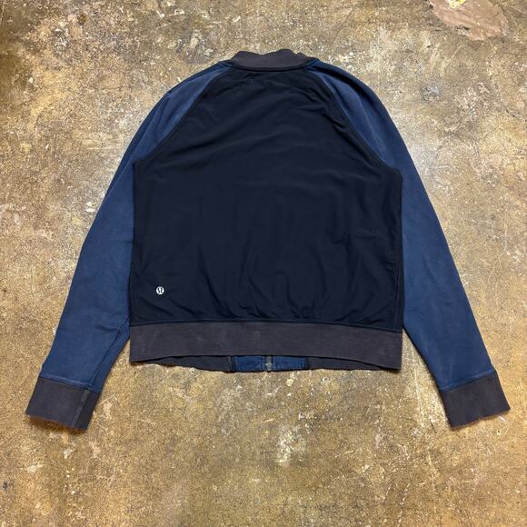 Lululemon Athletica Raglan Sleeve Colorblock Bomber Jacket Women's 10 - Picture 3 of 10